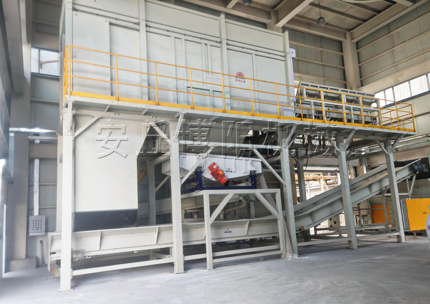 氧化鋁全自動噸袋拆袋機 粉體全自動噸袋拆包機現場